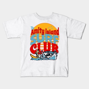 Amity Island surf club Kids T-Shirt